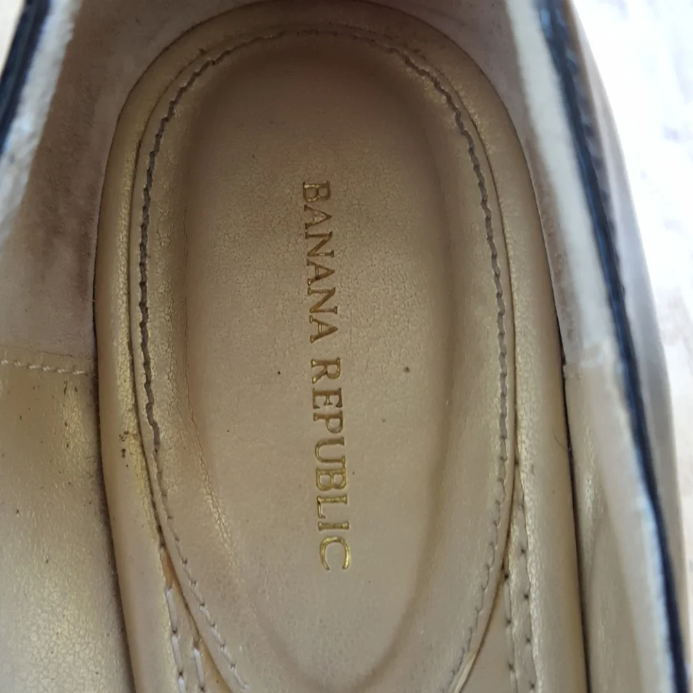 Banana Republic peep-toe wedge shoes 7.5